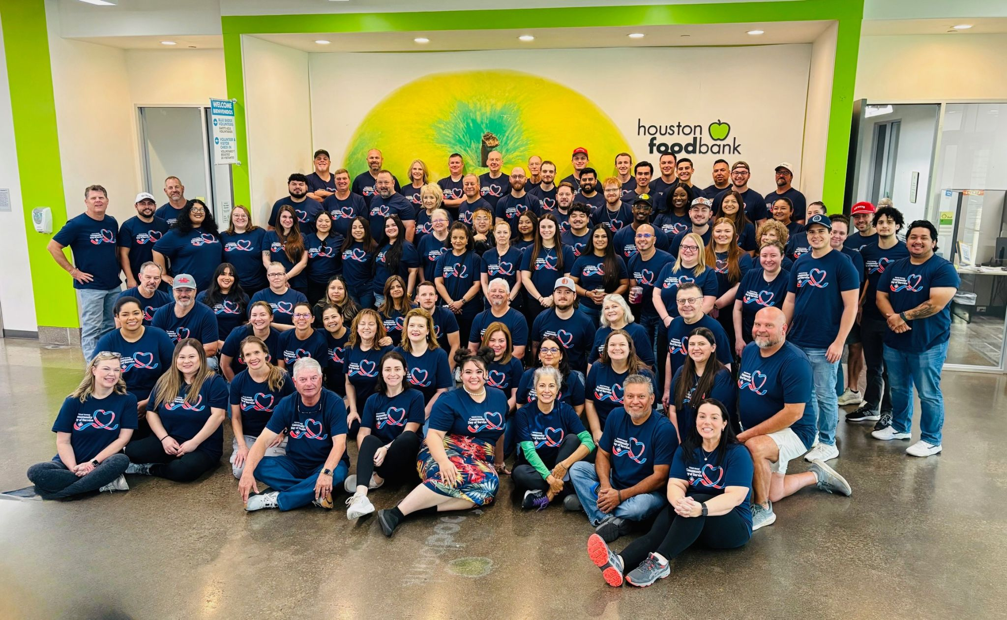 Foto de empleados de la región Gran Houston en el Día de Servicio