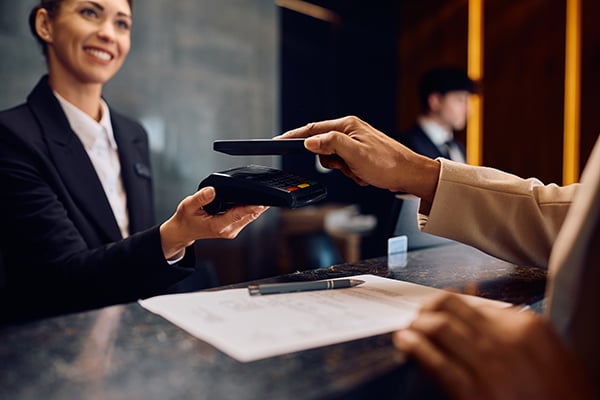 image of someone using their digital wallet