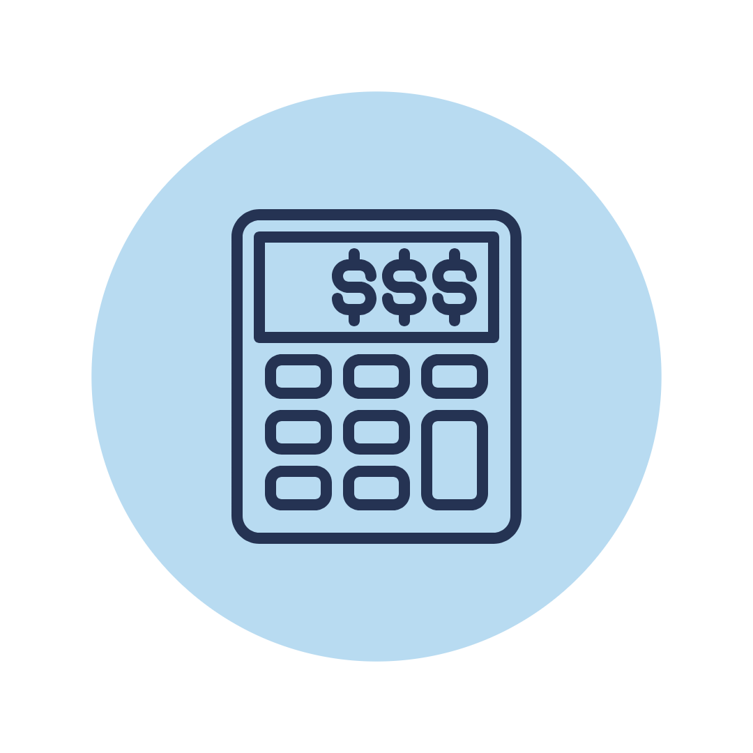 Ícono de una calculadora