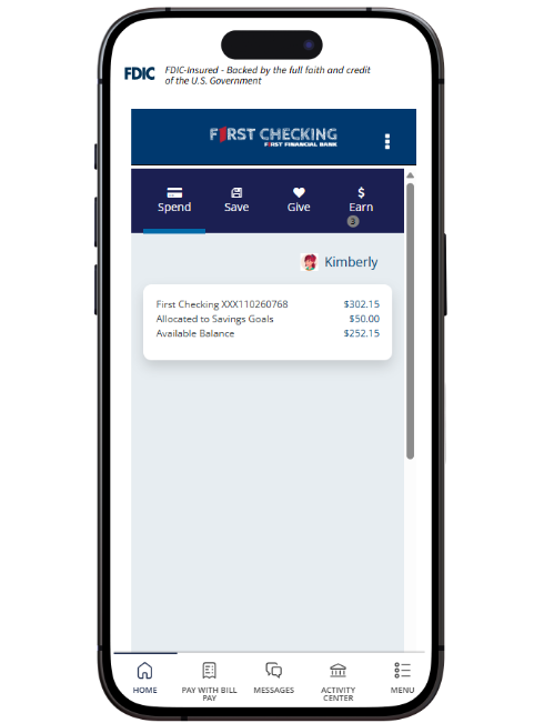 First Checking - Gastar