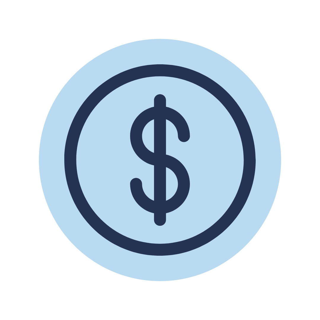 Icono de un signo de dólar