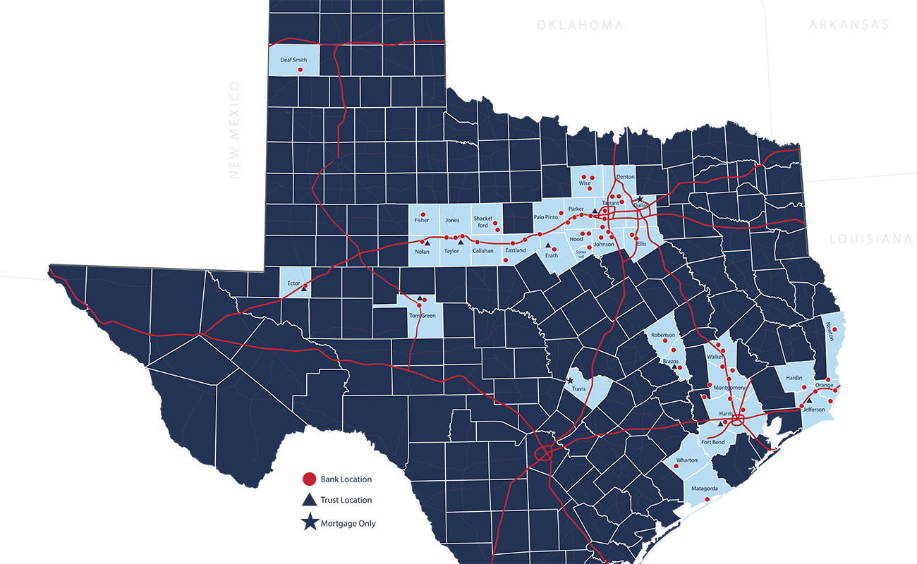 Texas Map 2025