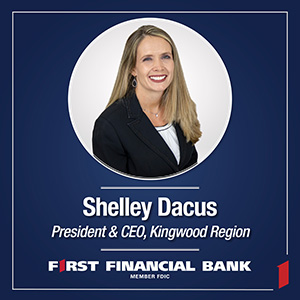 First Financial Bank Announces Promotion Of Shelley Dacus To CEO Of Kingwood Region Image